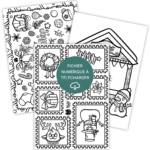 coloriages de noel pour petits et grands